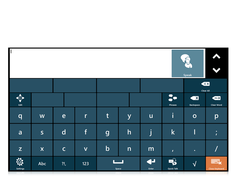 Tobii Dynavox Communicator 5 mit qwertz Tastatur