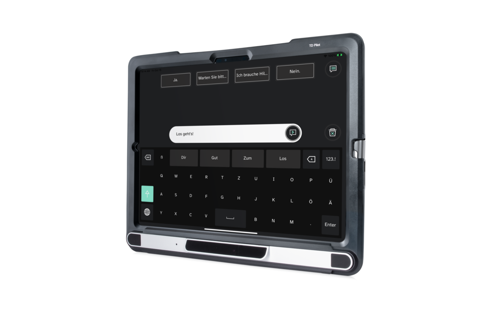 Tobii Dynavox TD Pilot-Gerät mit TD Talk