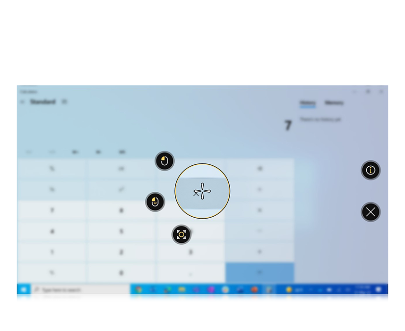 Benutzerdefinierte Optionen im Interaktionsmenü in TD Control von Tobii Dynavox