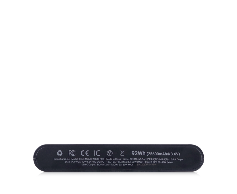 Die I-Series Power Bank Untersicht
