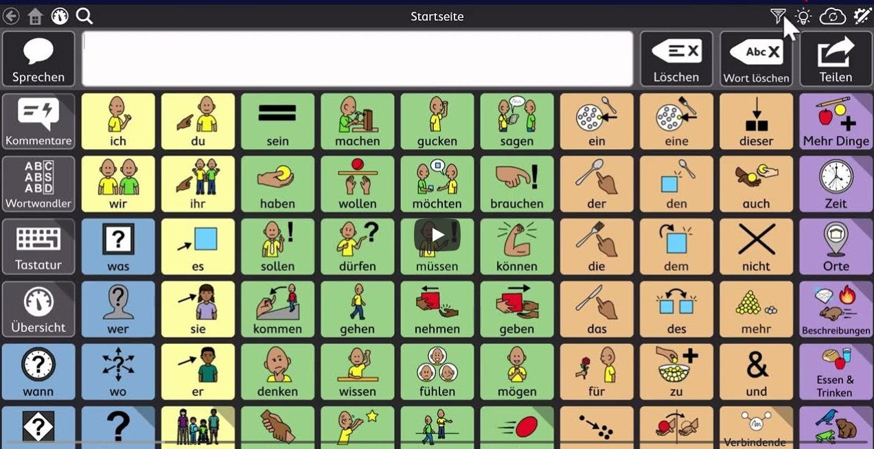 TD Snap Motor Plan - Einsatz des Wortschatzfilters bei den Fokuswörter