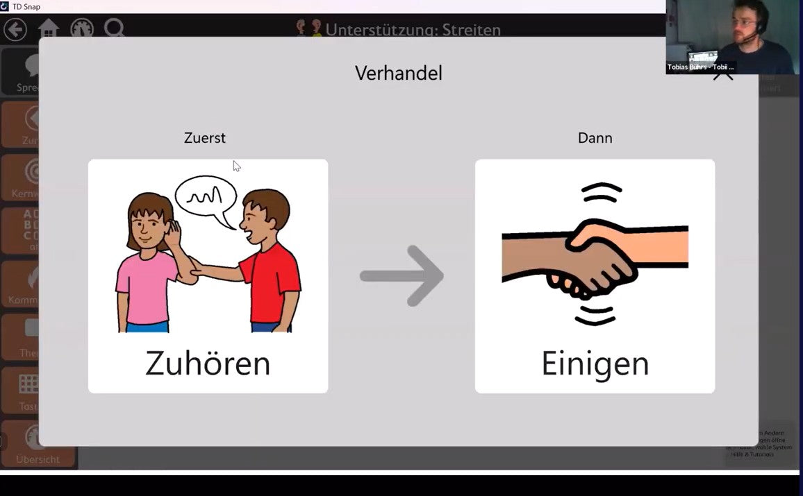 TD Hörsaal - Förderung von Verhalten, Teilhabe und Kommunikation bei Menschen mit ASS mit TD Snap