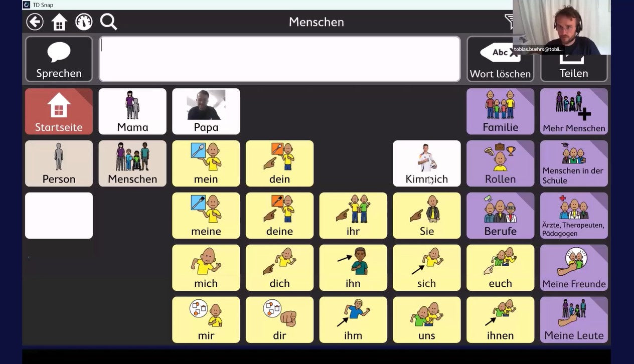 TD Hörsaal - TD Snap individualisieren