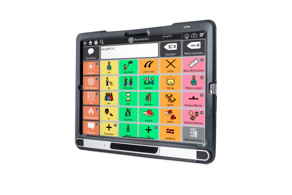 Tobii Dynavox TD Pilot Gerät mit TD Snap