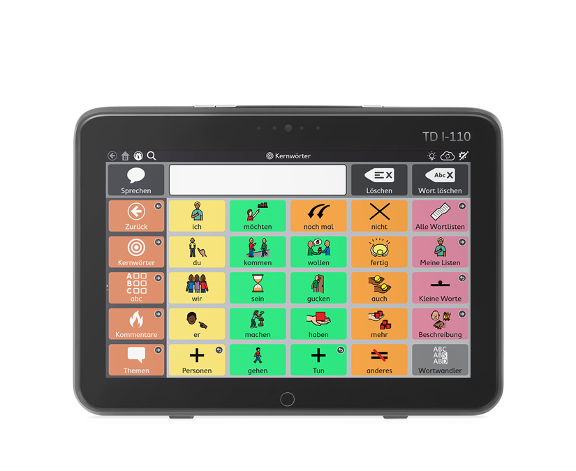 Tobii Dynavox TD I-110 Kommunikationsgerät mit der Software TD Snap 