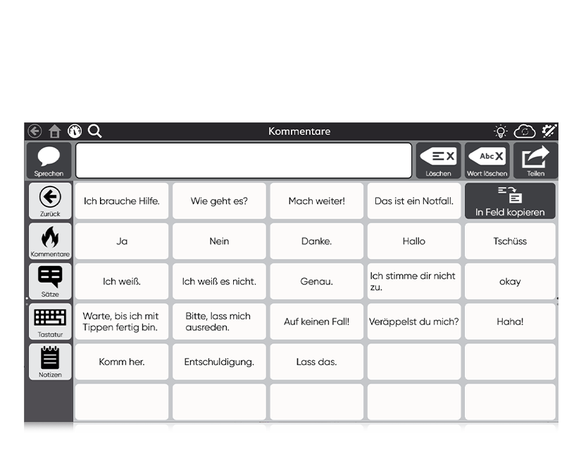 Tobii Dynavox TD Snap Text Seitenset